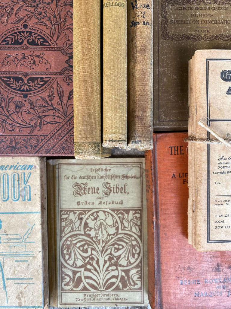 vintage books and book bundles